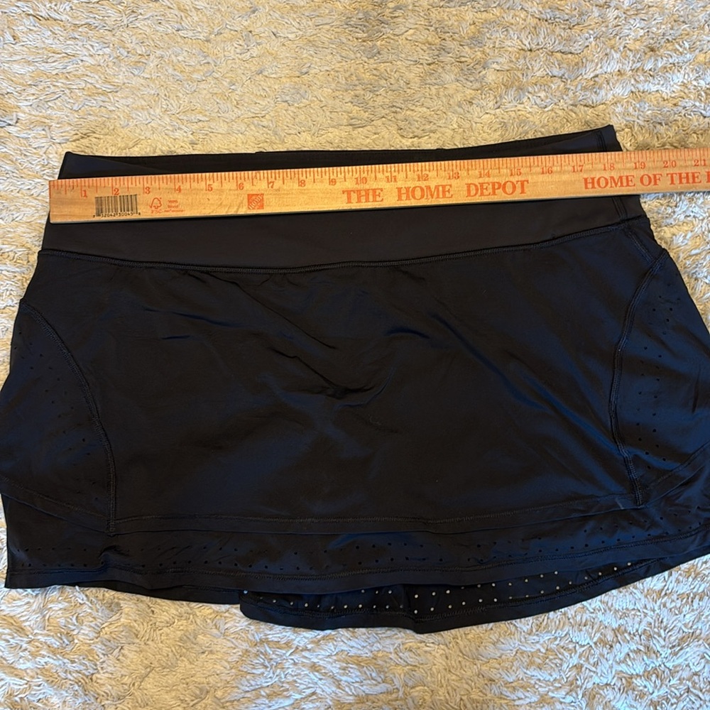 Athleta Stealth Trucool Double Layer Skort in Black, Built-In Shorts, Size XL - Picture 8 of 12